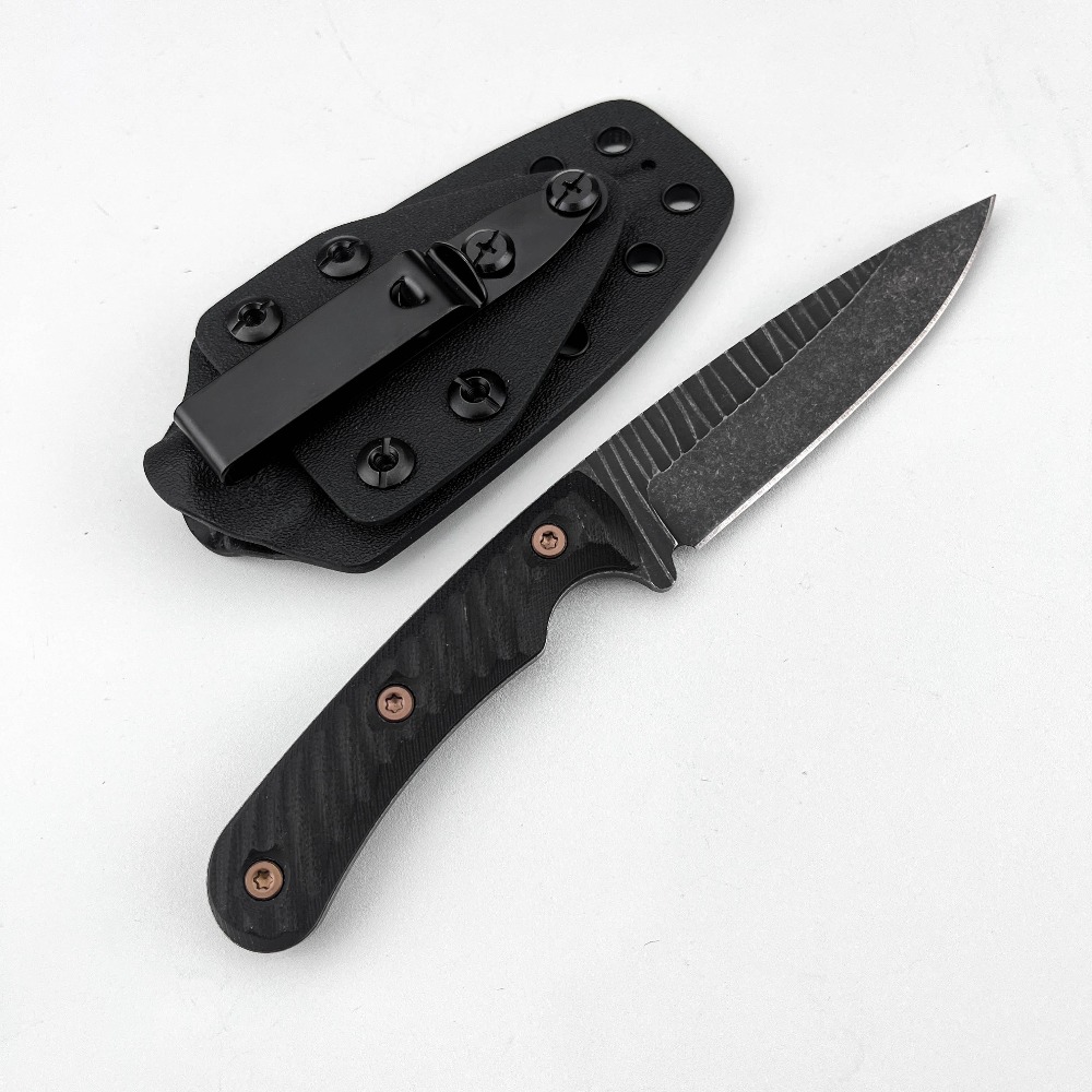 Edc Fixed Blade Deep Carry - Coltello Bushcraft Full Tang con Lama