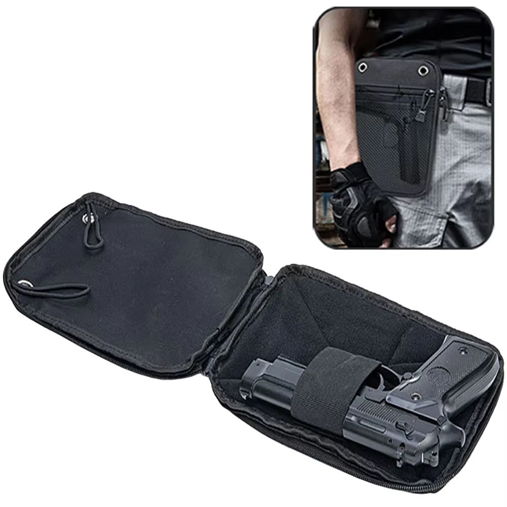 Edc Concealed Carry Fanny Pack - Fondina Tattica Molle per Pistola Nascosta,