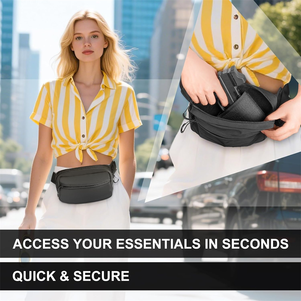 Borsa per pistola da trasporto - Edc Concealed Carry Fanny Pack recensione e prezzo
