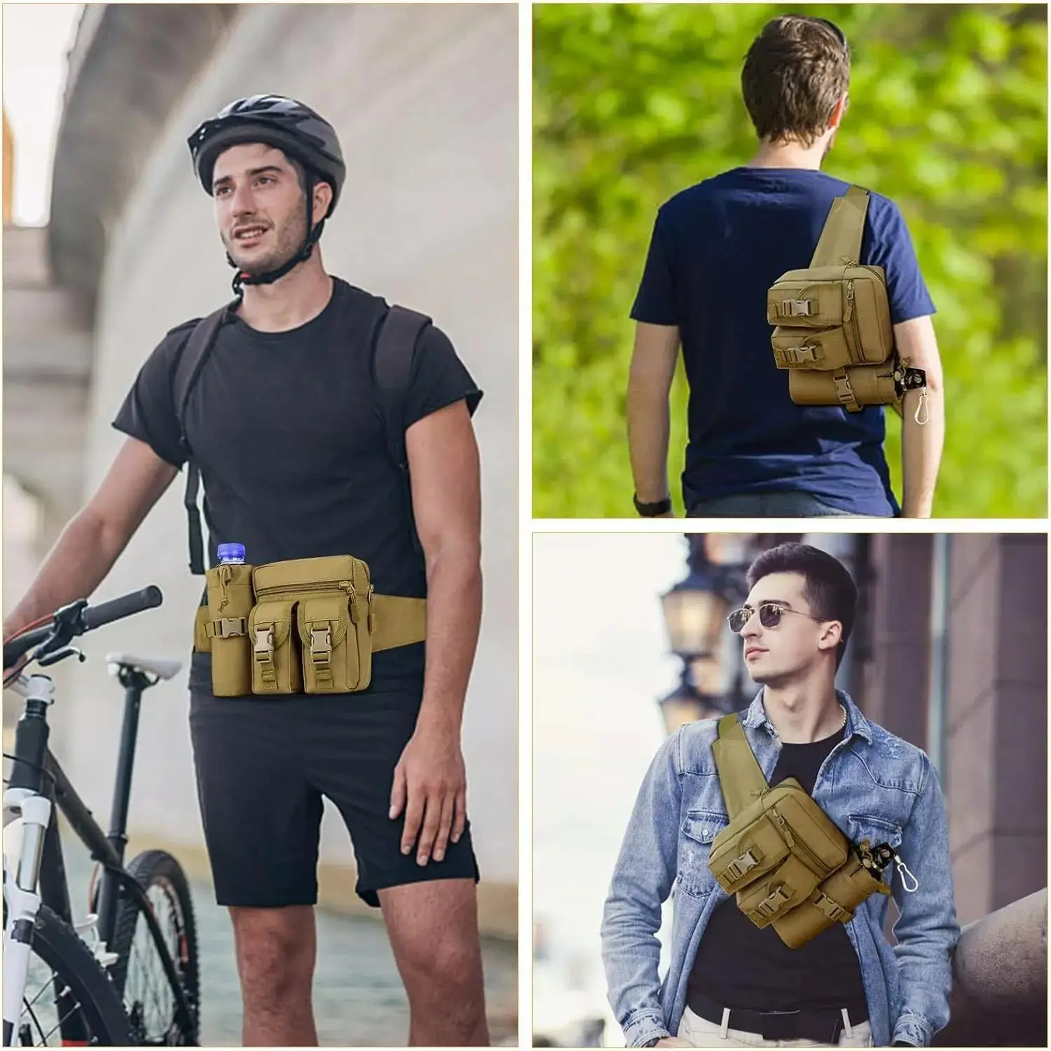 Marsupio tattico da uomo Fondi - Edc Concealed Carry Fanny Pack recensione e prezzo