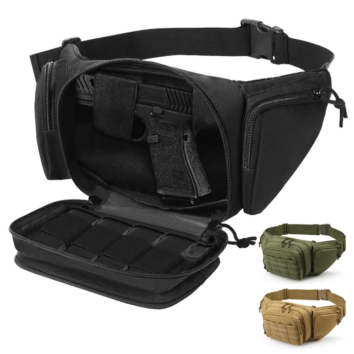 MOLLE Marsupio Tattico per Tra - Edc Concealed Carry Fanny Pack recensione e prezzo