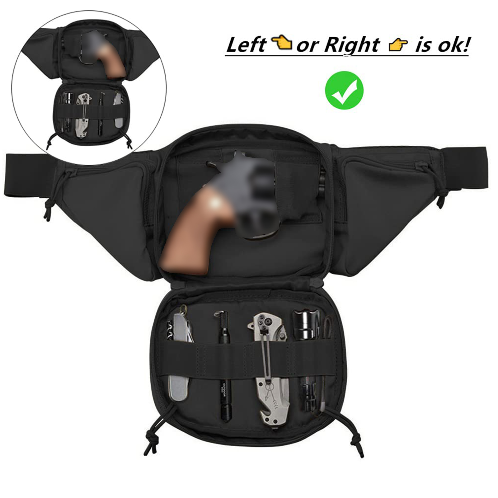 Marsupio Tattico Porta Pistola - Edc Carry For Men recensione e prezzo